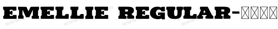 Emellie Regular字体转换